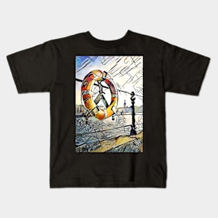 Hamburg, motif 2 Kids T-Shirt